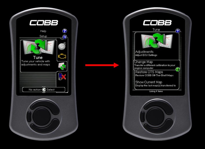 Cobb AP Flash Menu - Honda